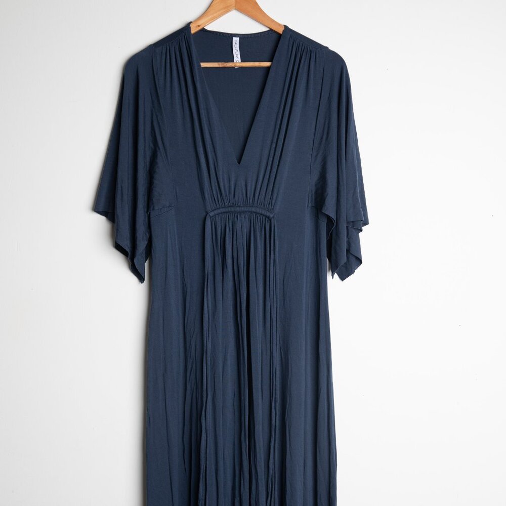 blue dress